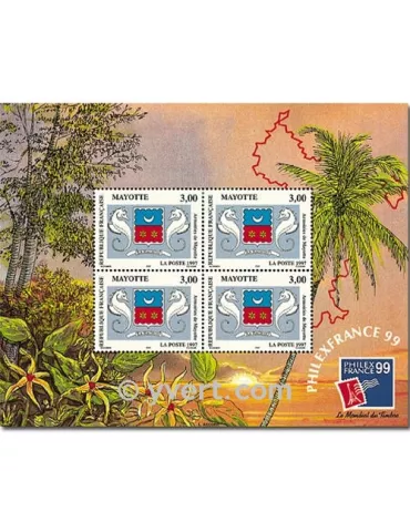 n° 1 -  Timbre Mayotte Blocs et feuillets
