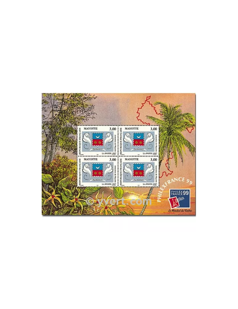 n° 1 -  Timbre Mayotte Blocs et feuillets