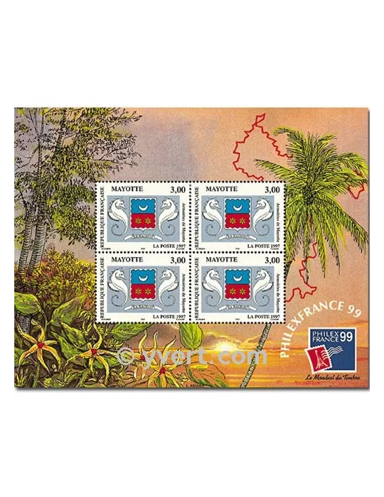 n° 1 -  Timbre Mayotte Blocs et feuillets