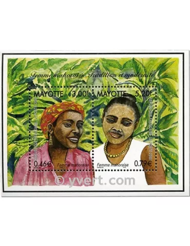 n° 3 -  Timbre Mayotte Blocs et feuillets