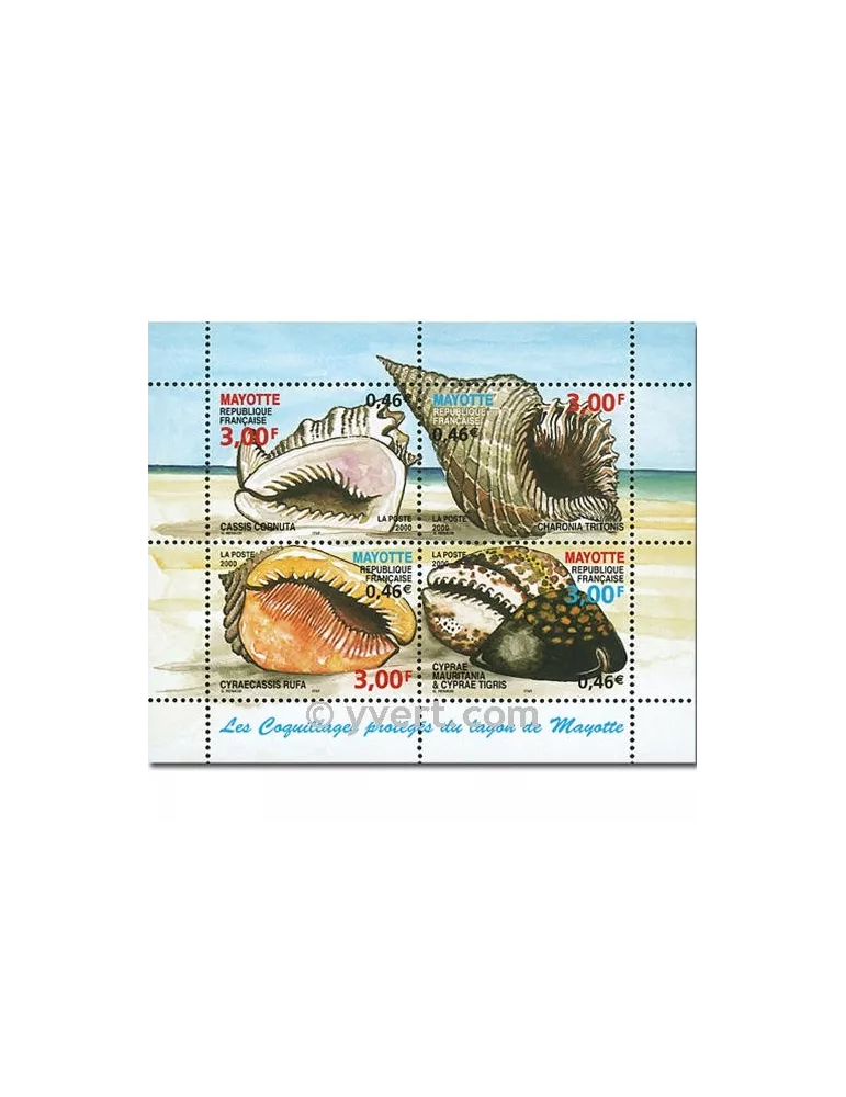 n° 4 -  Timbre Mayotte Blocs et feuillets