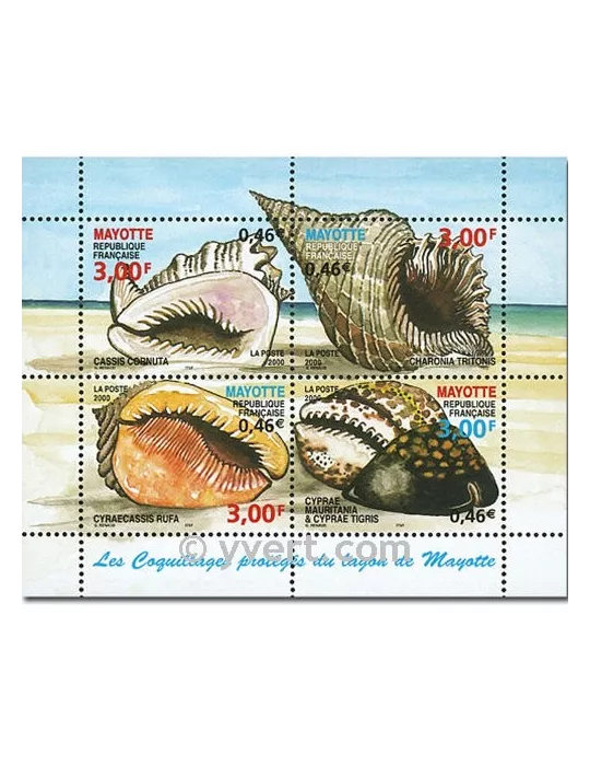 n° 4 -  Timbre Mayotte Blocs et feuillets