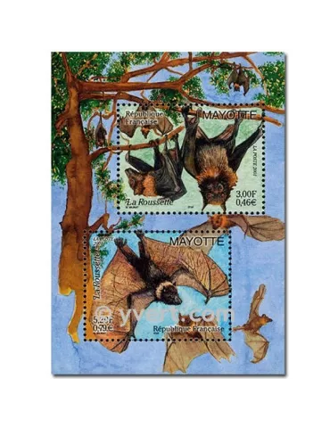 n° 5 -  Timbre Mayotte Blocs et feuillets