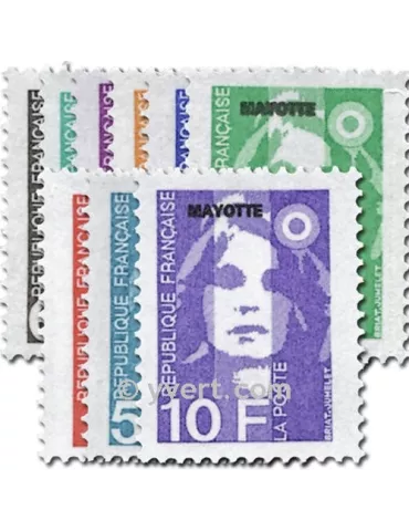 n° 32/41 -  Timbre Mayotte Poste