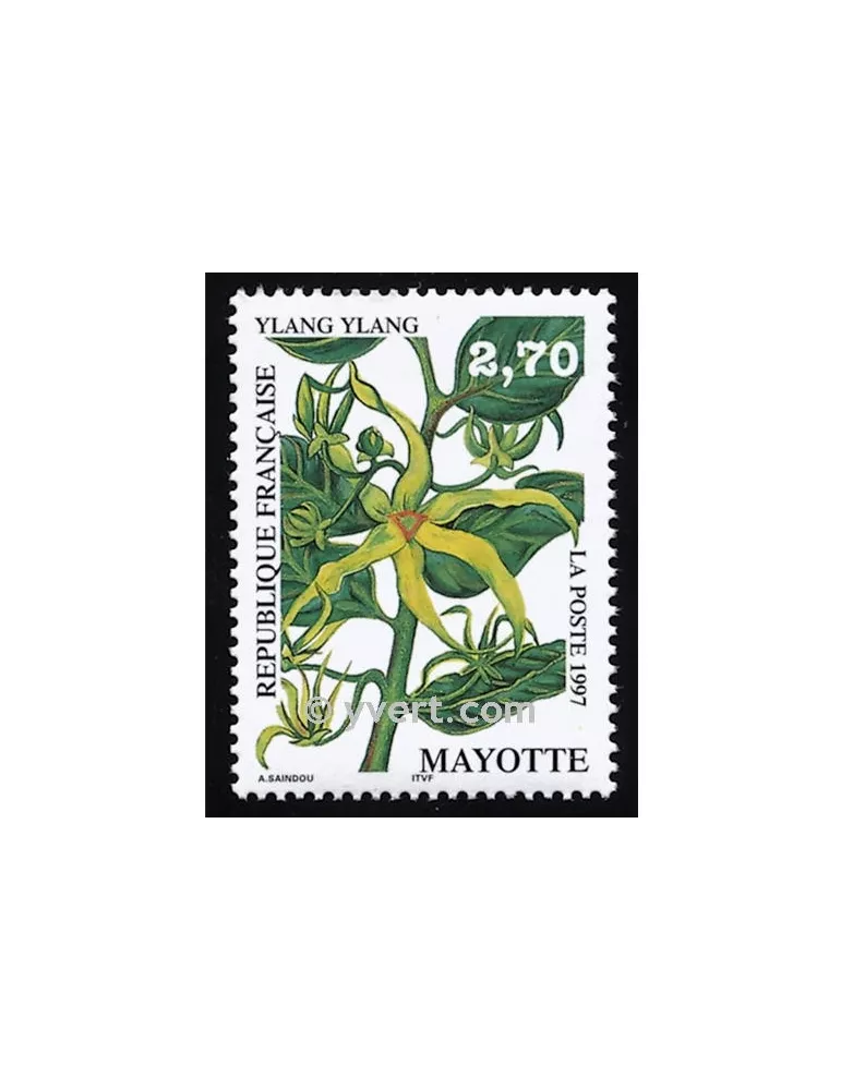 n° 42 -  Timbre Mayotte Poste