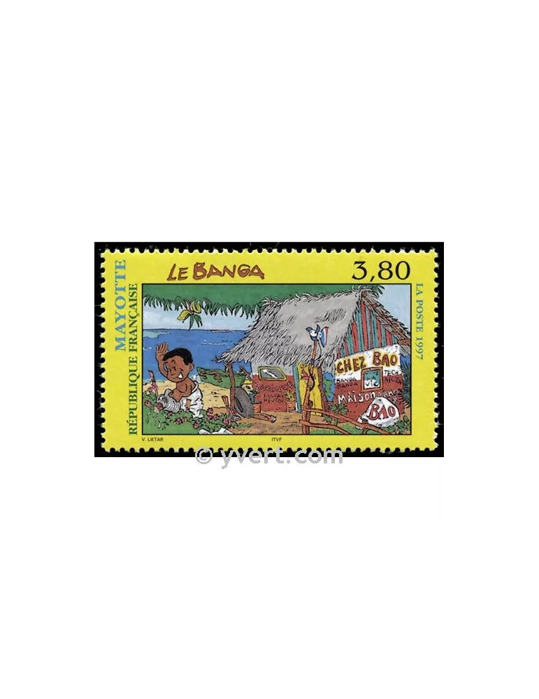 n° 45 -  Timbre Mayotte Poste