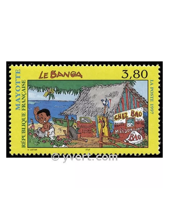 n° 45 -  Timbre Mayotte Poste