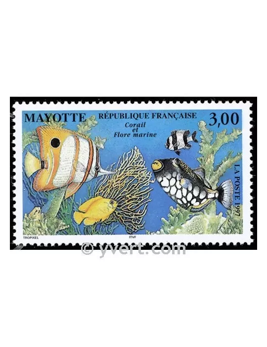 n° 51 -  Timbre Mayotte Poste