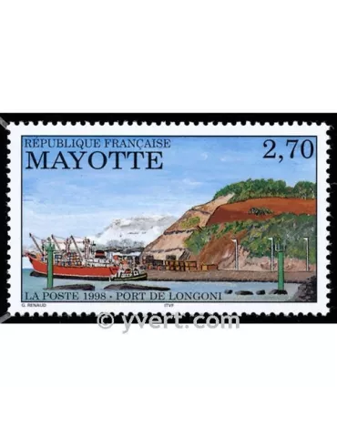 n° 53 -  Timbre Mayotte Poste