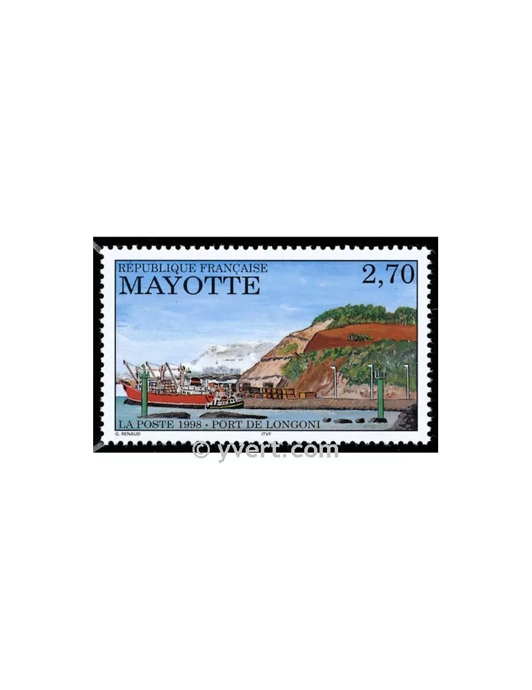 n° 53 -  Timbre Mayotte Poste