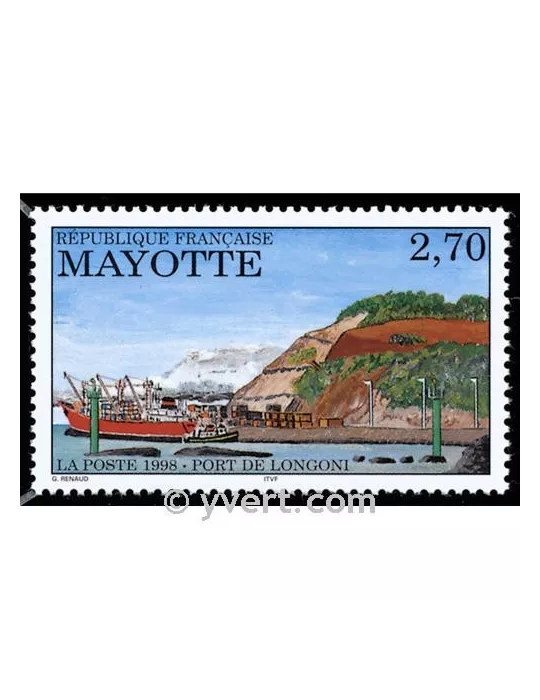 n° 53 -  Timbre Mayotte Poste