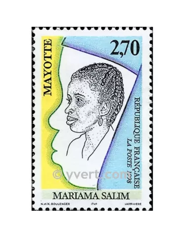 n° 58 -  Timbre Mayotte Poste