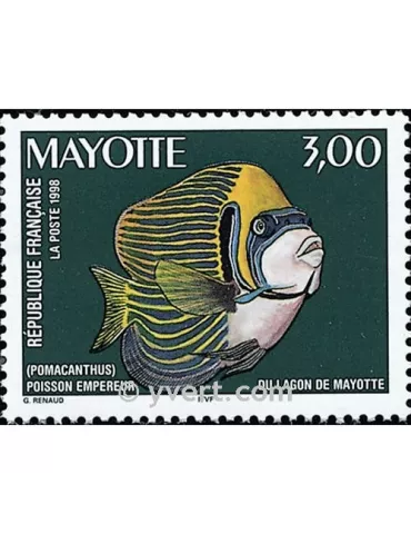 n° 60 -  Timbre Mayotte Poste
