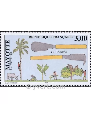 n° 61 -  Timbre Mayotte Poste