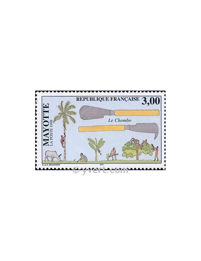 n° 61 -  Timbre Mayotte Poste
