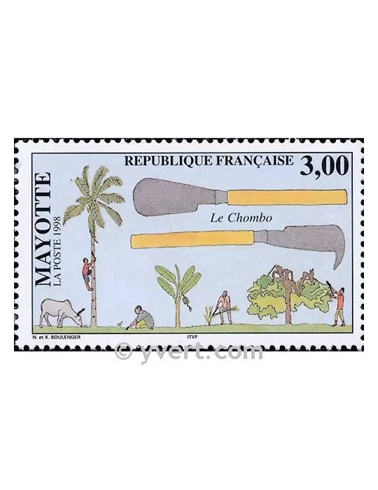 n° 61 -  Timbre Mayotte Poste