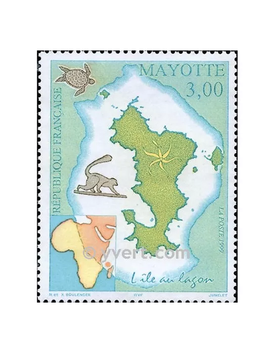 n° 69 -  Timbre Mayotte Poste