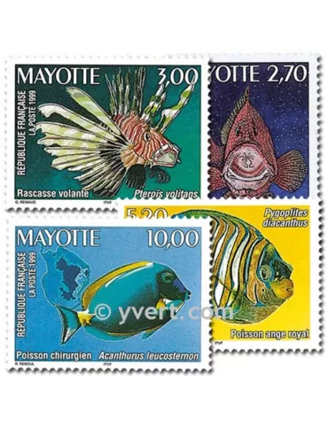 n° 71/74 -  Timbre Mayotte Poste