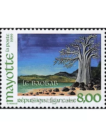n° 75 -  Timbre Mayotte Poste