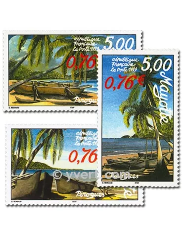 n° 76B/76D (BF 2) -  Timbre Mayotte Poste