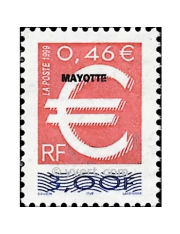 n° 77 -  Timbre Mayotte Poste