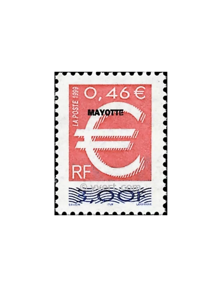 n° 77 -  Timbre Mayotte Poste