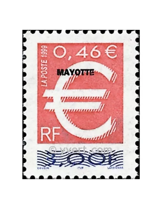 n° 77 -  Timbre Mayotte Poste