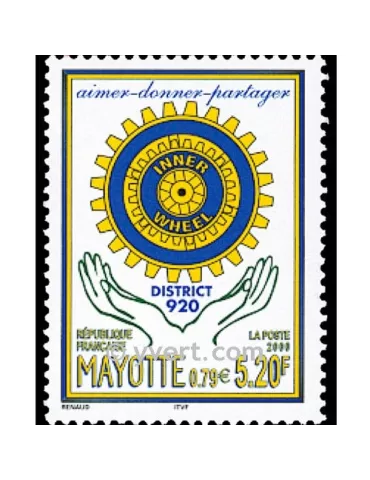 n° 83 -  Timbre Mayotte Poste