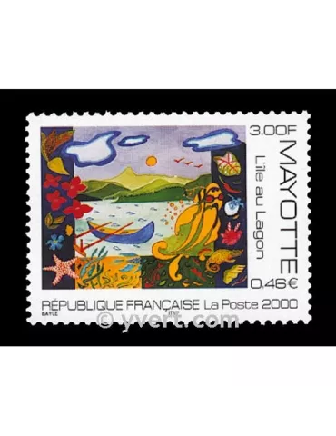 n° 84 -  Timbre Mayotte Poste