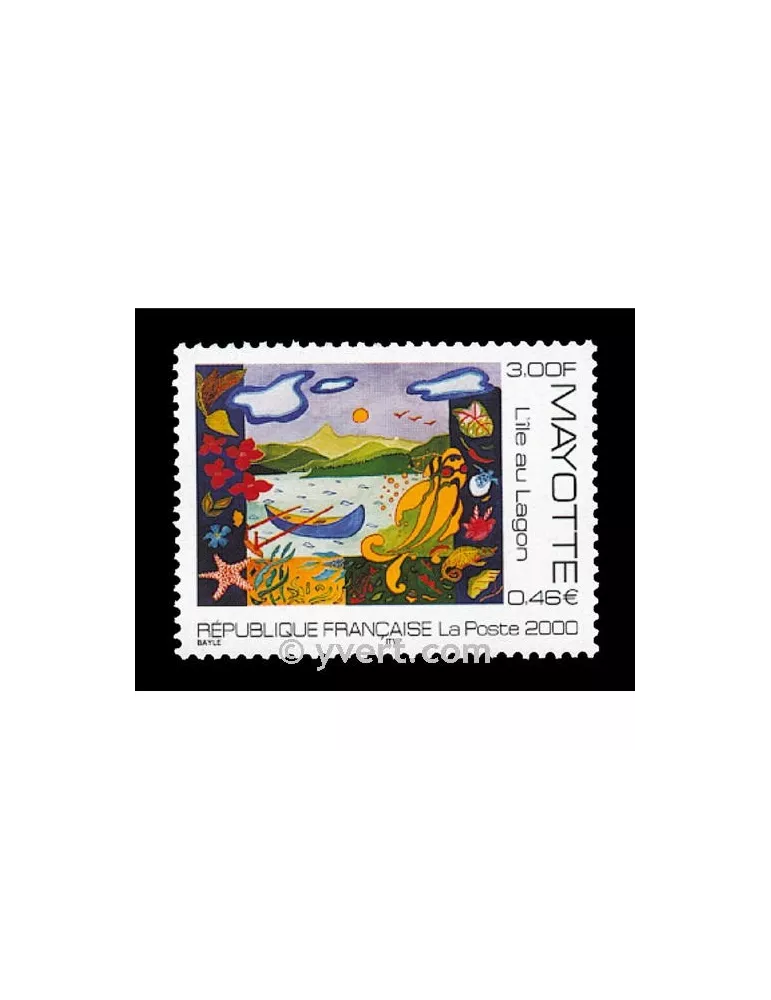 n° 84 -  Timbre Mayotte Poste