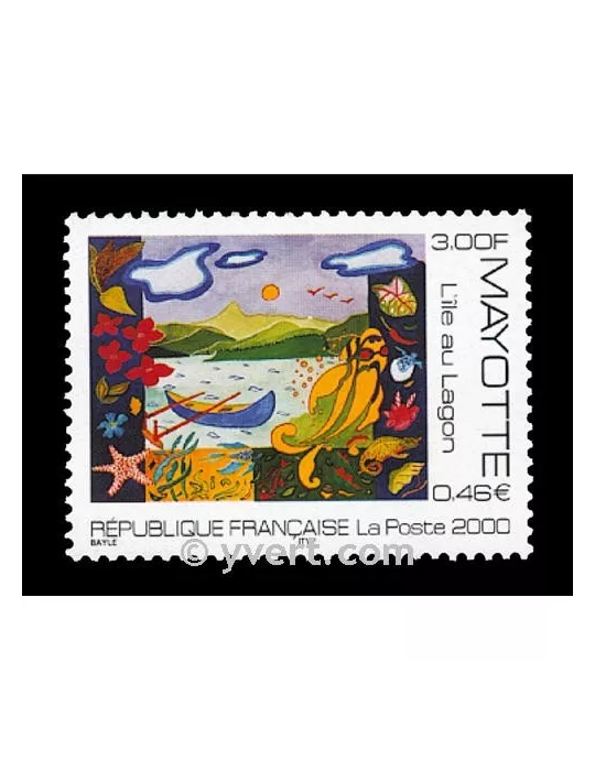 n° 84 -  Timbre Mayotte Poste