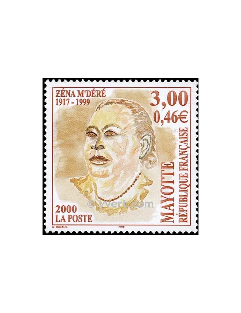 n° 89 -  Timbre Mayotte Poste