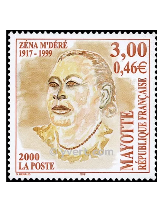 n° 89 -  Timbre Mayotte Poste