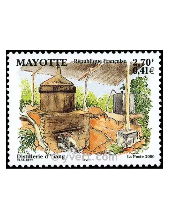n° 90 -  Timbre Mayotte Poste