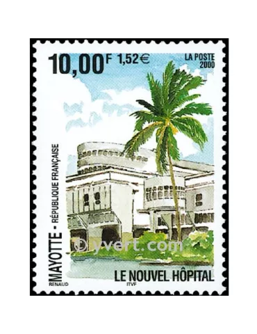 n° 91 -  Timbre Mayotte Poste