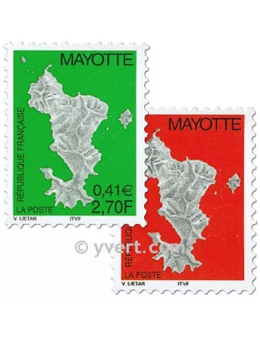 n° 96/97 -  Timbre Mayotte Poste