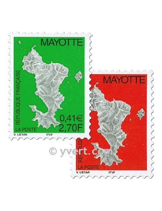 n° 96/97 -  Timbre Mayotte Poste