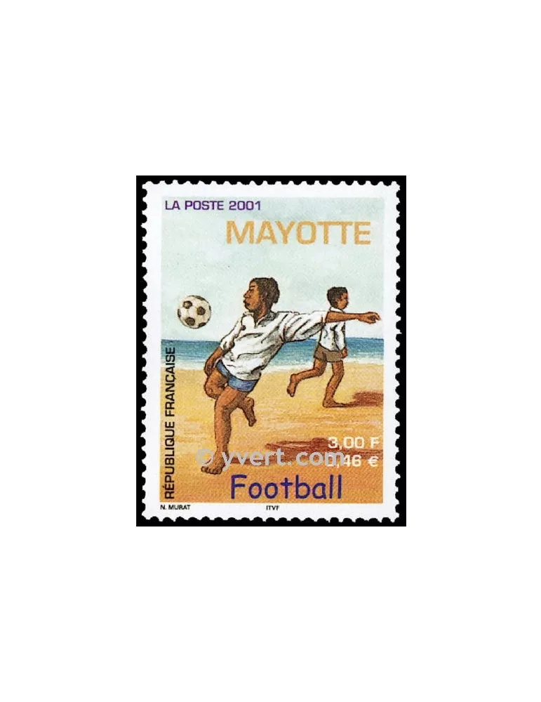 n° 101 -  Timbre Mayotte Poste