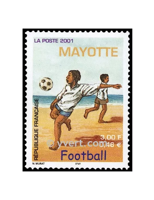 n° 101 -  Timbre Mayotte Poste