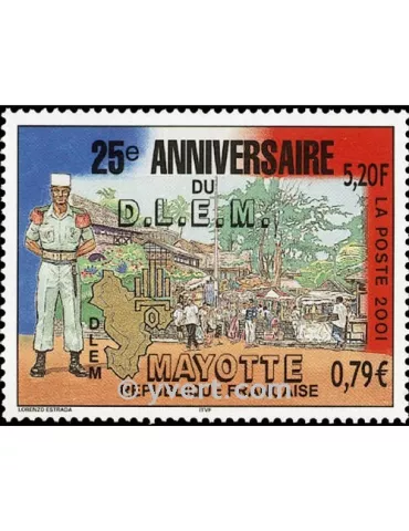 n° 103 -  Timbre Mayotte Poste