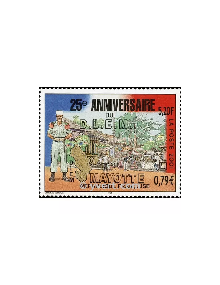 n° 103 -  Timbre Mayotte Poste