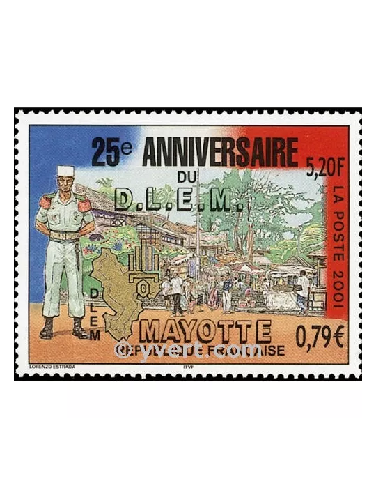 n° 103 -  Timbre Mayotte Poste