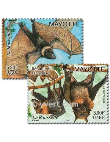 n° 104/105 (BF 5) -  Timbre Mayotte Poste