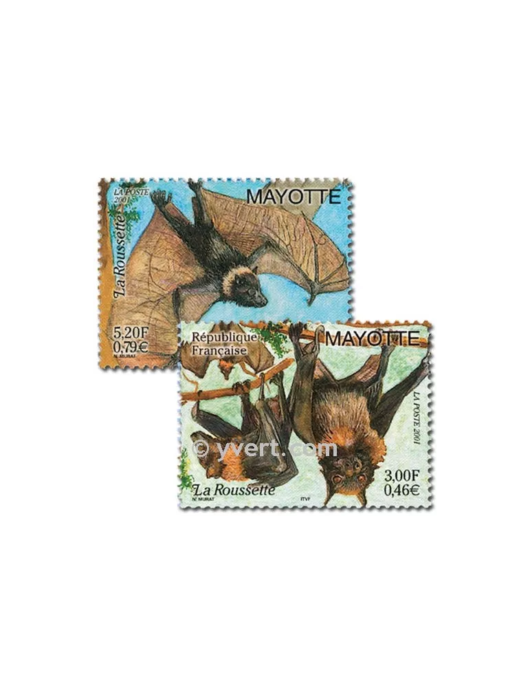 n° 104/105 (BF 5) -  Timbre Mayotte Poste