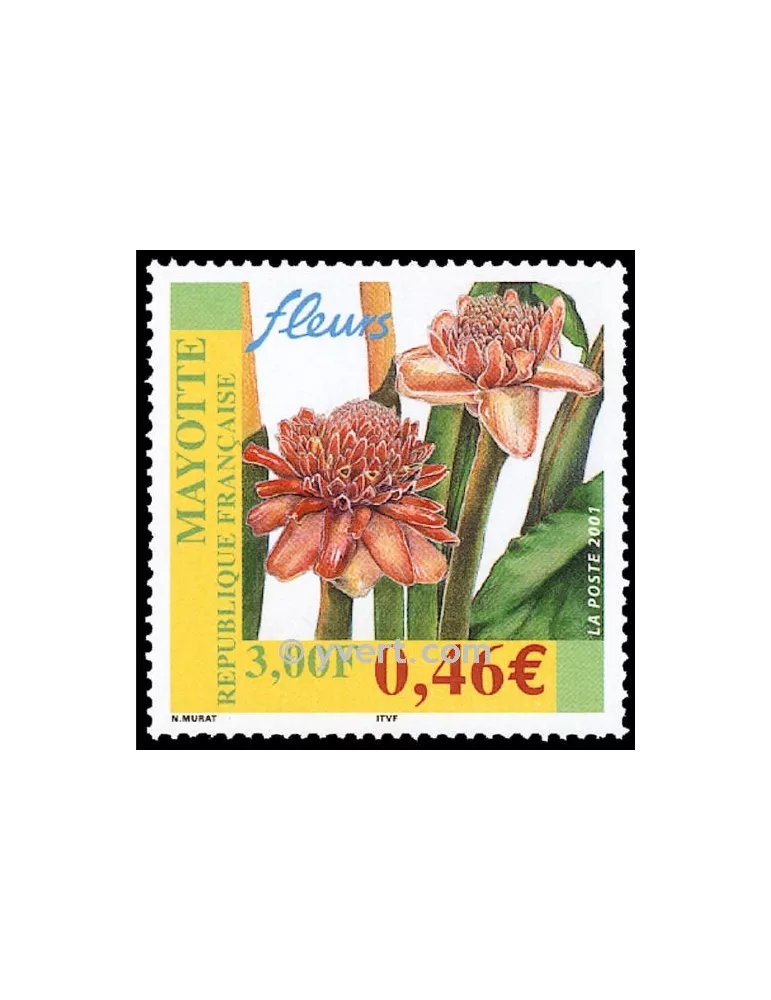 n° 107 -  Timbre Mayotte Poste