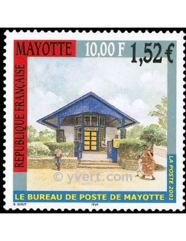 n° 109 -  Timbre Mayotte Poste