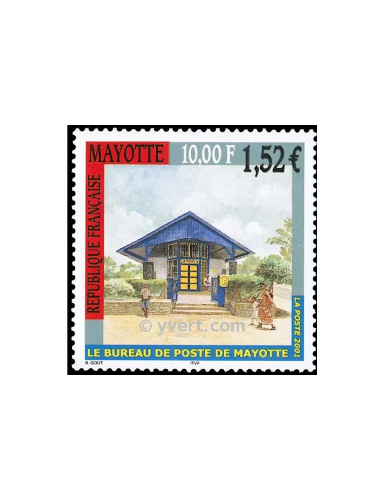 n° 109 -  Timbre Mayotte Poste