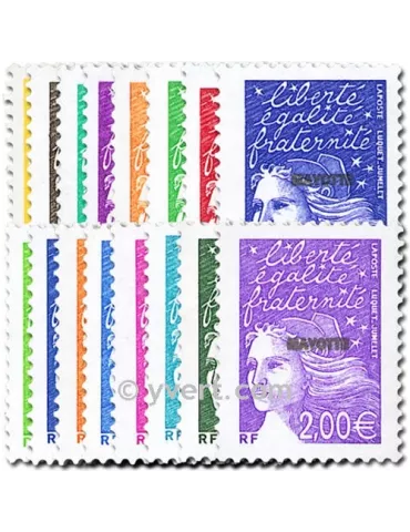 n° 112/127 -  Timbre Mayotte Poste