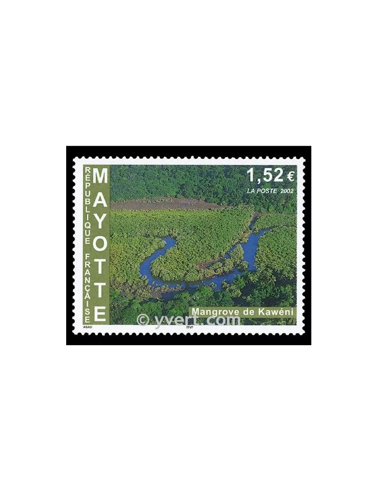 n° 129 -  Timbre Mayotte Poste