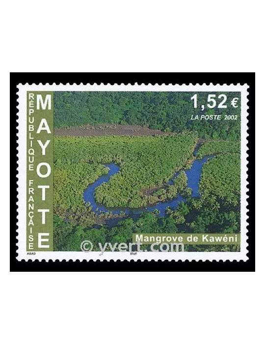 n° 129 -  Timbre Mayotte Poste